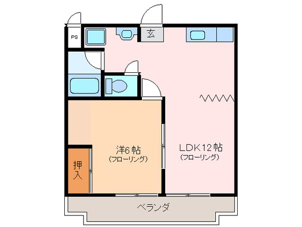 江戸橋駅 徒歩10分 2階の物件間取画像